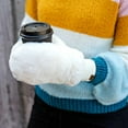 thumbnail image 3 of Exclusives Womens Mittens Faux Fur Convertible Fingerless Gloves, 3 of 6