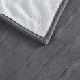 thumbnail image 4 of OLLIIX Couverture Chauffante Électrique en Polaire Sherpa, Gris, Queen, 4 of 6