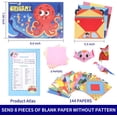 thumbnail image 2 of DEBGFS 152 Sheets Colorful Kids Origami Kit Double Sided Vivid Origami Papers Projects Pages Instructional Origami Book for Kids Adults Beginners Training and School Craft Lessons, 2 of 7