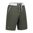 thumbnail image 3 of VV AVEORS Mens Casual Shorts - Summer Beach Cargo Shorts Elastic Waist Drawstring Stretch Chino Golf Shorts Army Green L, 3 of 4