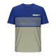 thumbnail image 3 of Camisetas de Manga Larga para Hombre Algodón Turndown Patchwork Pullover Fitness Deportes Top, Blusa Casual de Poliéster para Hombres, Lavado a Mano Toda la Temporada, 3 of 6