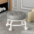 thumbnail image 4 of Round Rolling Stool, Easy to Move Roller Stool, Soft Cushion Fillinng Adjustable Rolling Stool, Quiet Rotation Rolling Stool, Swivel Stool Chair for Kitchen, Spa, Bar, Home, Officce Use, 4 of 7
