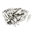 thumbnail image 1 of Unique Bargains Laboratory Non-insulated Electric Test Metal Alligator Clips 35mm Long 25 Pcs, 1 of 2