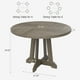 thumbnail image 3 of ChaoLink Mesa redonda grande de madera de 47 pulgadas, mesa circular moderna para cocina para 4-6 personas, mesa casual para comedor y café, 3 of 7