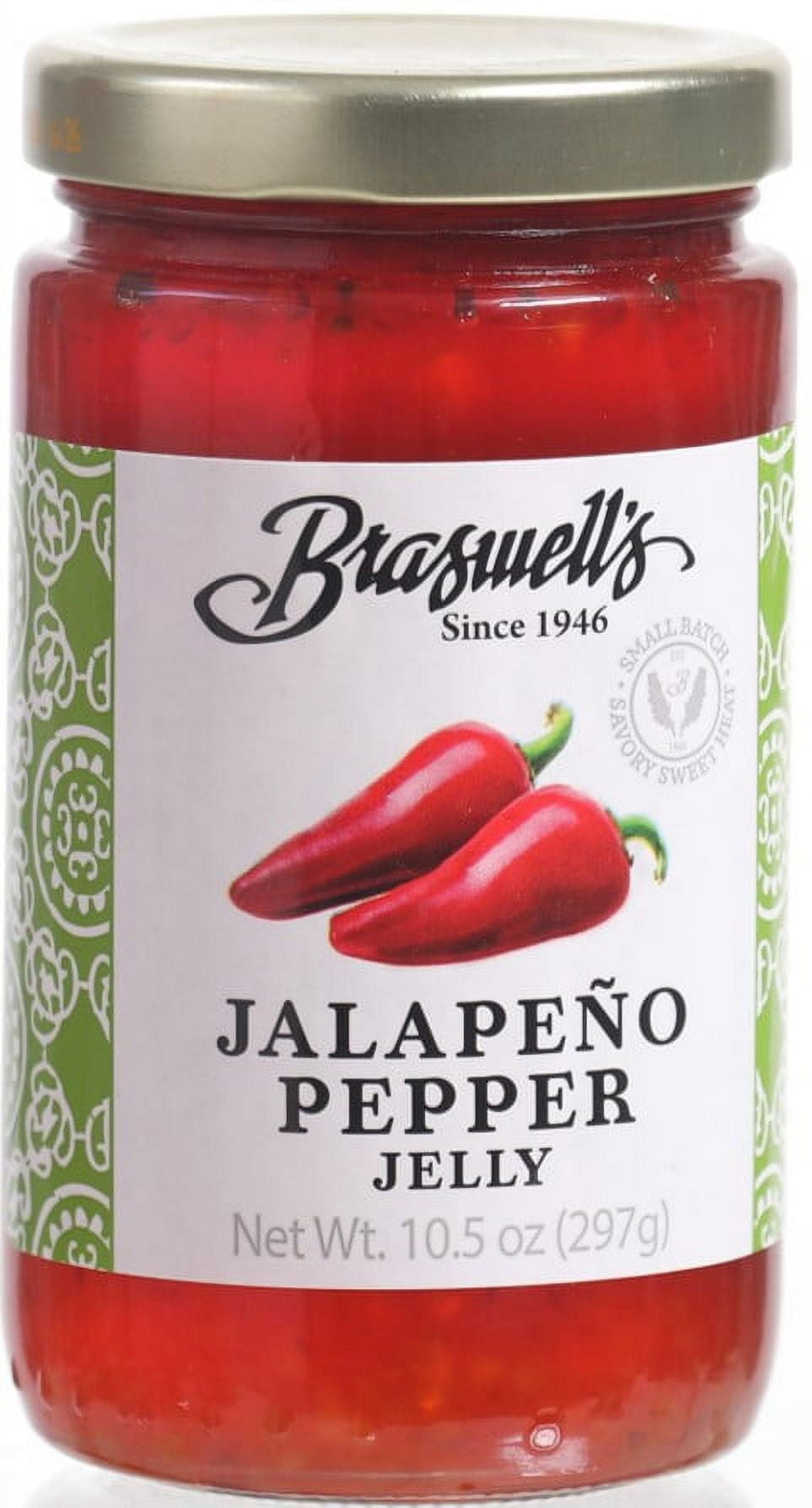 (6 pack) Braswell's, Jelly Hot Jalapeno Pepper 10.5 Ounce