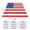 thumbnail image 3 of Sikiie America Flags3 Ultra-Soft Micro flannel Blanket Luxury All Seasons Warm Blanket for Bedding Sofa and Travel (4 sizes)-80"x60", 3 of 7