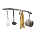 thumbnail image 1 of Enclume Design Products DWR2 HS 30 in. Curved Wall Rack Utensil Bar, Hammered Steel, 1 of 1