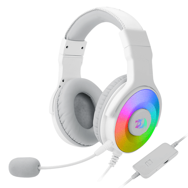 Audífonos Gamer Redragon Pandora Blanco Usb H350rgb Redragon H350 RGB PANDORA W