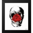 thumbnail image 2 of Carlson, Tina 12x13 Black Modern Framed Museum Art Print Titled - Flower Skull, 2 of 5