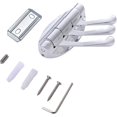 thumbnail image 5 of Tizzy Perchero Giratorio De Pared De Aleación De Zinc con 3 Brazos Plegables, Percha para Colgar/Perchero/Toallero con Rotación De 180 para Baño Cocina Garaje, 5 of 5