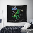 thumbnail image 6 of Balery Space Dino Cartoon Black Pattern Tapestry 60x51 Inches - Large Wall Hanging Tapestry for Bedroom, Living Room, Dorm Decor - Artistic and Aesthetic Room Decor, 6 of 9