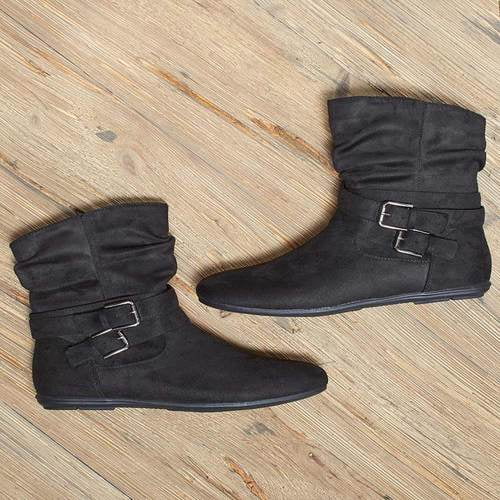 comfort booties black