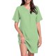 thumbnail image 1 of WILLBEST Vestidos Floreados Para Mujer Cuello En V Color Sólido 2025 Cómodo Casual Vestido Con Botones, 1 of 3