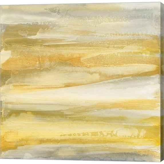 Great Art Now Grey and Gold by Chris Paschke Canvas Wall Art