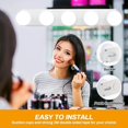 thumbnail image 4 of Mirror Light for Dressing Table, USB Led Mirror Light with 5 LED Bulbs 3 Color Modes for Bathroom Dressing Table Mirror Lighting, 4 of 5