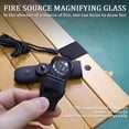 thumbnail image 7 of 7-in-1 Snow Emergency Whistle with LED Light and Compass Portable Winter Gear for Hiking Survival during Snowstorms and Blizzards featuring Loud Signaling and Lanyard, Army Green, 7 of 7
