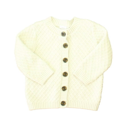 

Pre-owned Hanna Andersson Girls Ivory Cardigan size: 2T