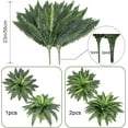thumbnail image 4 of Qeswwen2024 23” Artificial Plastic Boston Fern Plant (2 Count), 4 of 7