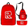thumbnail image 2 of ROBLOX-mochila con estampado 3D para estudiantes de primaria y secundaria, bolso escolar, bolso Satchel, estuche para lápices, juego de tres piezas, el mejor regalo, 2 of 4