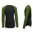 thumbnail image 5 of Men's Scallop Bottom Thermal Shirt With Side Zipper, 5 of 6