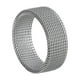 thumbnail image 1 of Fiudx Liquidación De Ahorros De Verano Anillo De Deformación De Malla Tejida De Acero Y Titanio, Tamaño Estándar De Ee. Uu., Joyería, Galvanoplastia Al Vacío De 8Mm, Sin Decoloración, 1 of 6