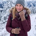 thumbnail image 5 of BadPiggies Women's Winter Warm Gloves with Sensitive Touch Screen Texting Fingers Fleece Lined Windproof Driving Gloves (Khaki), 5 of 7