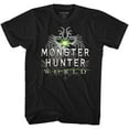 thumbnail image 3 of Monster Hunter World Logo Black Adult T-Shirt, 3 of 3