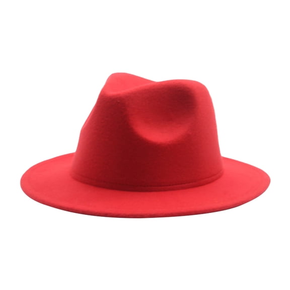 Hirigin Kids Boys Girls Fedora Hat Solid Color Toddler Jazz Hats Classic Wide Brim Cowboy Hats Panama Dress Hat