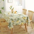 thumbnail image 1 of 2PCS Lemon Leaves Printed Rectangle Tablecloth for Holiday Party Decor Washable Summer Lemon Waterproof Table Cloths Home Decorations, 1 of 6
