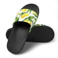 thumbnail image 4 of GZHJMY Stylish Slides for Women Men, Yellow Vintage Lemon Soft Flexible Slip-on Sandals Slippers, 4 of 7