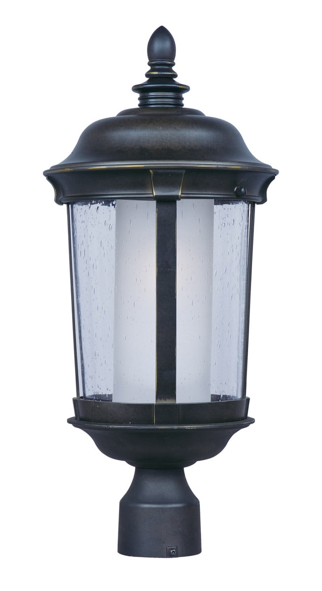 Outdoor Post Light Bulb Fixture 1 Light Bulb Fixture With Bronze