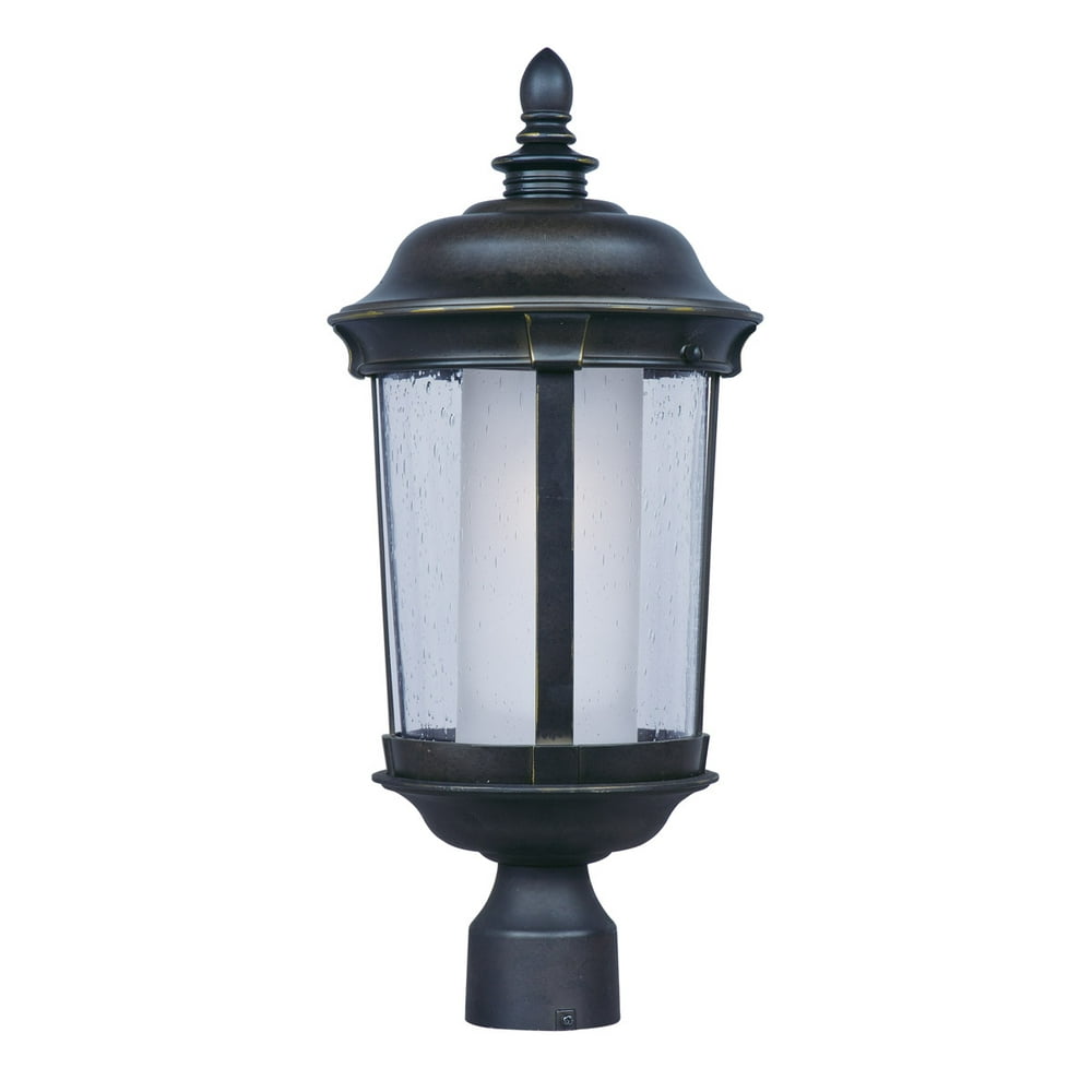 Outdoor Post Light Bulb Fixture 1 Light Bulb Fixture With Bronze