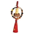 thumbnail image 5 of AMLESO Buddha Statue Car Pendant Dangling Ornament, Wood Gift ,Automotive Accessories, Auto Interior Dangle Rear View Mirror Pendant, 5 of 10