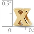 thumbnail image 4 of Reflection Beads Sterling Silver Gold-plated Reflections Letter X Bead, 4 of 4