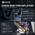 thumbnail image 3 of Inflador de neumáticos FADAKWALT Compresor de aire portátil 150 PSI, 3 of 5