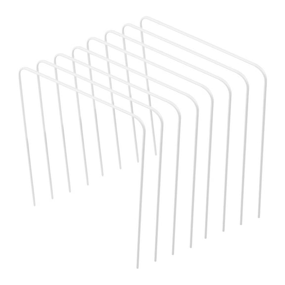 Worgeous 8pcs Iron Croquet Wickets For Lawn Croquet Game Goal Outdoor Croquet Sports Replacements For Backyard Lawn Patio