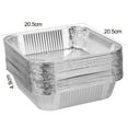 thumbnail image 5 of Sunjoy Tech 10/30Pcs Disposable Aluminum Foil Pans Waterproof & Oil-Proof Square Baking Foil Box High-Temperature Resistance Baking Pan Liner Kitchen Drip Pan Tray for Cooking Baking Storing Prepping, 5 of 7