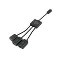 thumbnail image 5 of Almencla 2x3 in 1 USB 2.0 OTG Cable Adapter, Micro USB Hub USB OTG Extension Adapter 2 Pcs, 5 of 7
