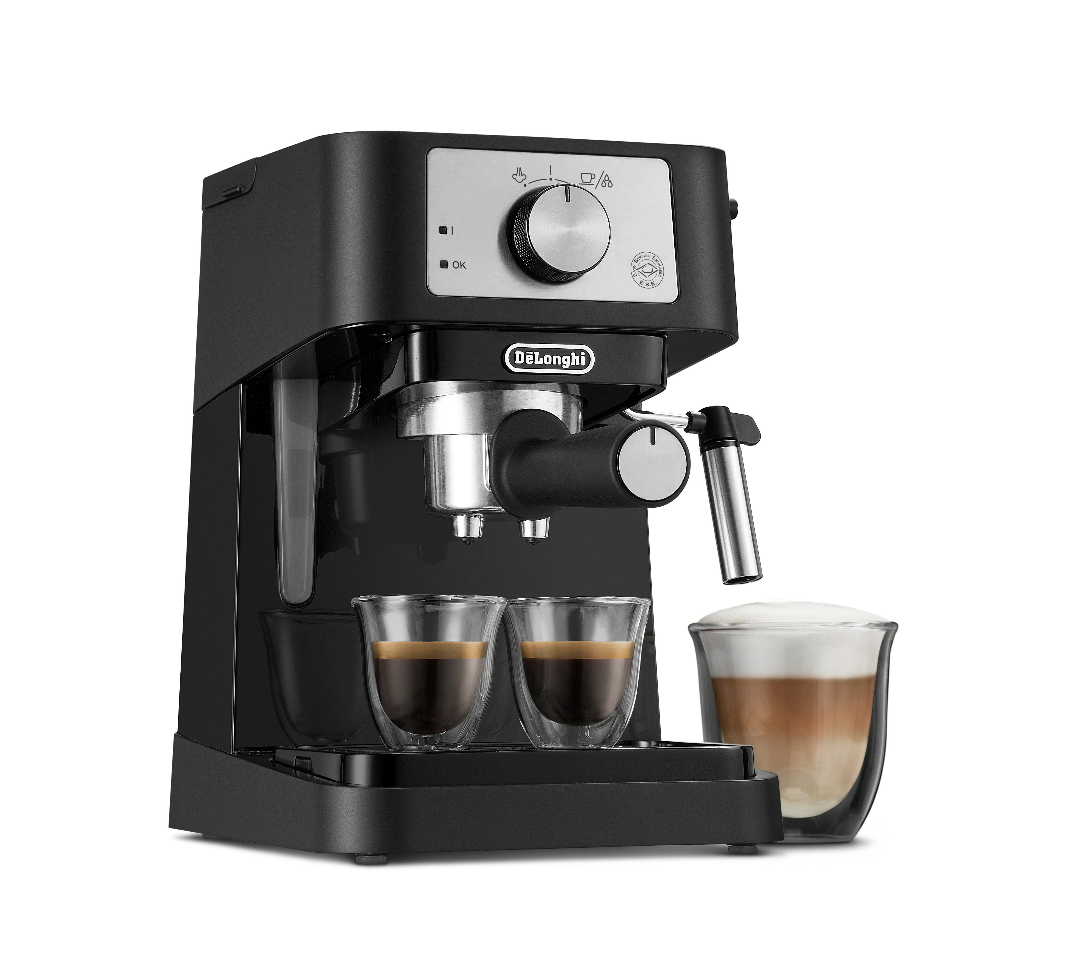 DeLonghi エスプレッソマシン ECP3220-BK De'Longhi, Espresso and Cappuccino Machine, ECP3220, 15-Bar Pump