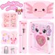 thumbnail image 4 of Agenda PrinBarbee Axolotl para niñas con candado y llaves de 6 a 8 años, 4 of 7