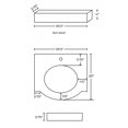 thumbnail image 3 of 25.5-in. W  22-in. D Stone Top In Beige Color For 1 Hole Faucet AI-18177, 3 of 3