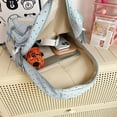 thumbnail image 6 of Clearance！Polka Dot Backpack Set 3Pcs Cute Daypack Kawaii Nylon Backpacks for Travel Daily Use Blue, 6 of 8