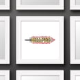 thumbnail image 3 of Gallery Pops Netflix Stranger Things: Season 4 - Hellfire Sword Wall Art, White Framed Version, 12" x 12", 3 of 6