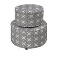 thumbnail image 1 of K LIVING 608201-BR Tegan Ensemble de 2 ottomans, 1 of 1