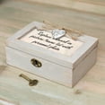 thumbnail image 3 of Cottage Garden Love You Granddaughter My Heart Taupe Wood Locket Jewelry Music Box Plays Tune You Are My Sunshine, 3 of 3