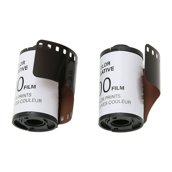 135 Camera Color Film,2 Roll 35mm Camera Color Film ISO 200 8 Sheets Each High Saturation HD Camera Color Negative Film for 135 Cameras,35mm Camera Color Film