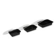 thumbnail image 4 of GEN Food Container with Lid 12 oz 5.78 x 4.52 x 2.24 Black/Clear Plastic 150/Carton TORECT12, 4 of 6