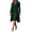 Dark Green, variant on Women’S 2-Piece Business Outfit Set, Sleeveless Bodycon Midi Dress With Long Sleeve Blazer Jacket, Wrinkle-Resistant Stretch Polyester Fabric, 2pcs, Sizes S M L XL XXL