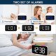 thumbnail image 4 of LED Digital Alarm Clock for Bedrooms with Night Light,Dual Alarm,B, 4 of 5