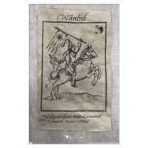 Netflix The Witcher Season 2 - Wanted War Criminal Wall Poster, 22.375" x 34", Framed